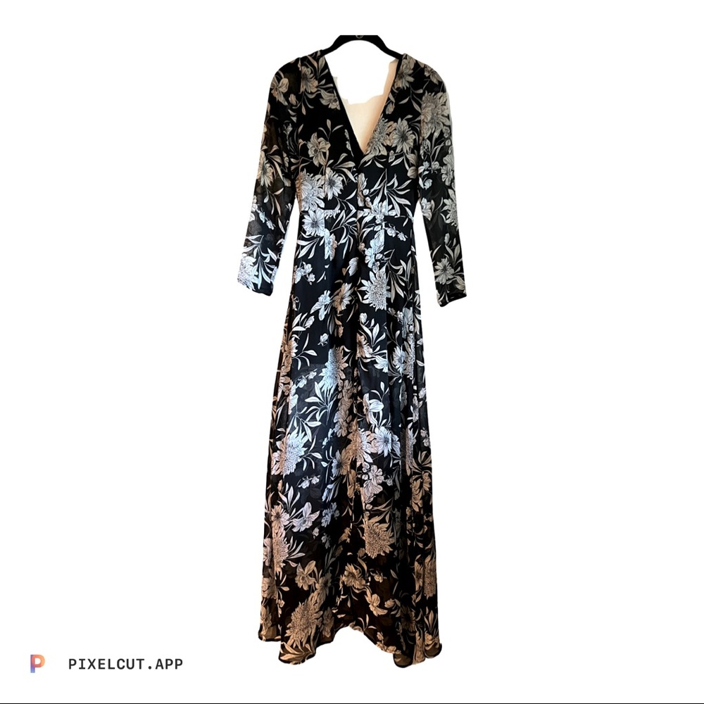 Floral maxi dress